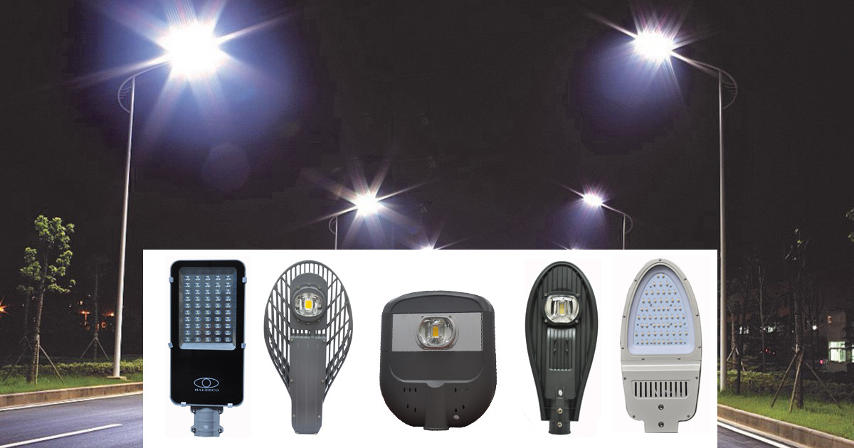 Đèn đường LED 50w thiết kế đa dạng kiểu dáng model