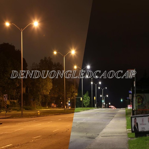 Đèn đường LED D12-100 chiếu sáng đường phố