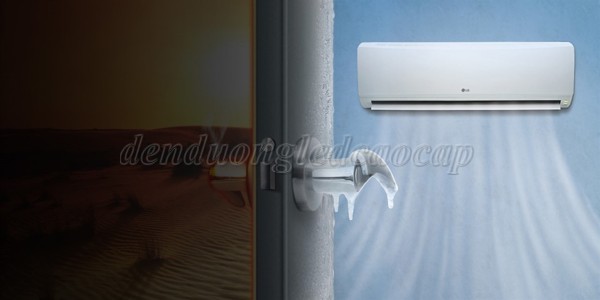 Đóng kín cửa tủ lạnh và phòng điều hòa khi sử dụng